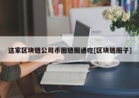 这家区块链公司币圈链圈通吃[区块链圈子]